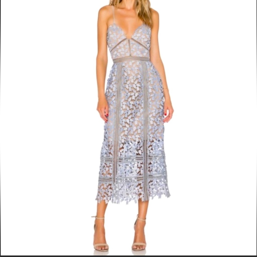 Lace Midi Dress - Size S